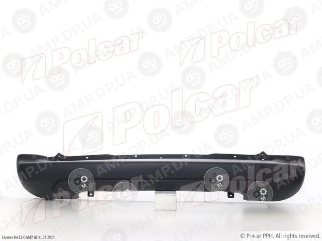Бампер задній Citroen Berlingo, 2008- POLCAR 235296-J