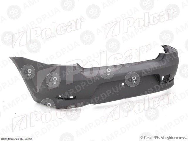 Бампер задній POLCAR 280196
