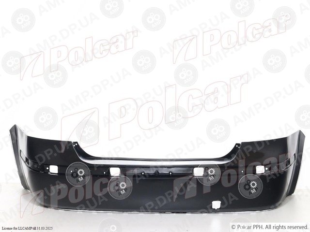 Бампер задній Ford Focus II, 2005- POLCAR 320296-2