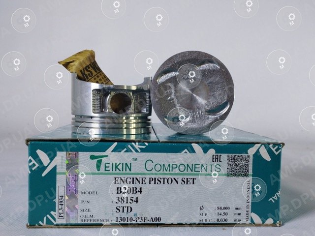 Поршень із пальцем STD (к-кт на двигун) Honda Cr-V B20B,B20B4 TEIKIN 38154-STD