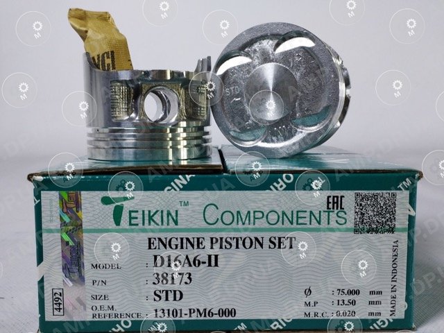 Поршень із пальцем STD (к-кт на двигун) D16A6-II TEIKIN 38173-STD