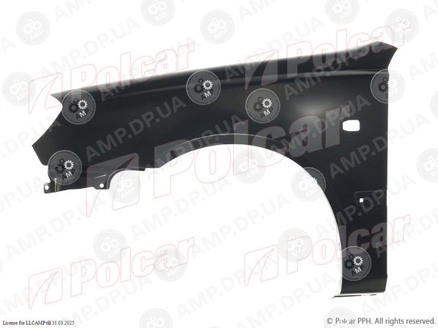 Крило переднє ліве Hyundai Accent, 2003- POLCAR 400801