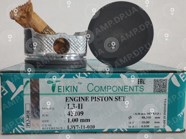 Поршень із пальцем +1.00мм (к-кт на двигун) L3-II TEIKIN 42209-100