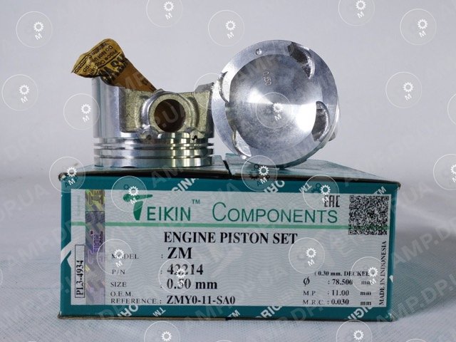 Поршень із пальцем +0.50мм (к-кт на двигун) Mazda 323 BJ 1,6 (ZM) TEIKIN 42214-050