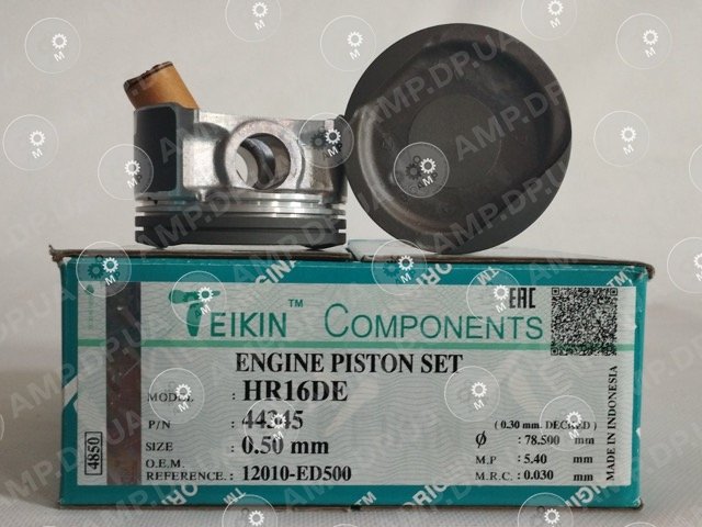 Поршень із пальцем +0.50мм (к-кт на двигун) HR16DE TEIKIN 44345-050