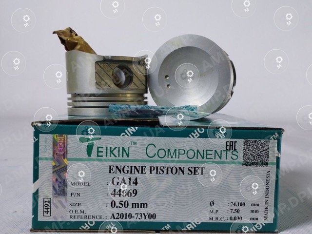 Поршень із пальцем +0.50мм (к-кт на двигун) GA14 TEIKIN 44669-050