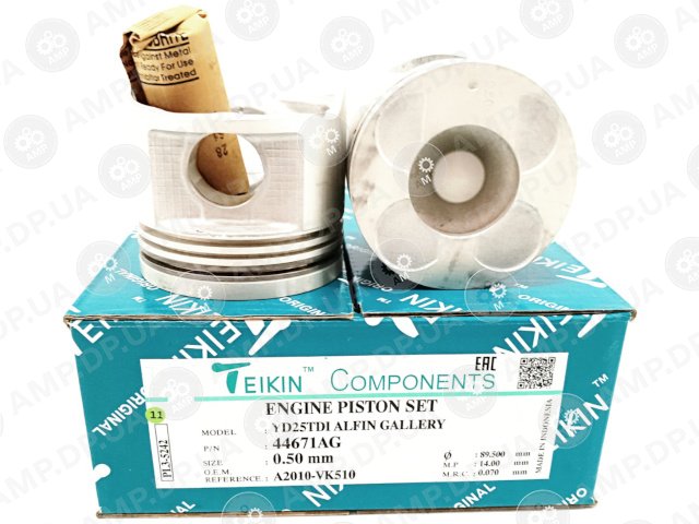 Поршень з пальцем +0.5 мм (к-кт на двигун) YD25TDI ALFIN GALLERY TEIKIN 44671AG-050