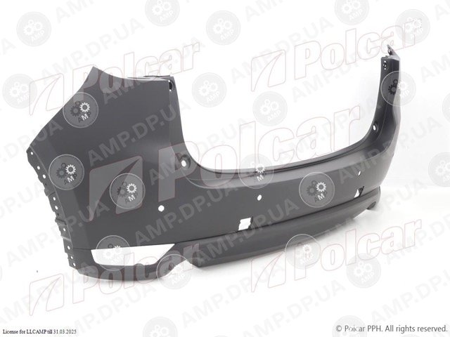 Бампер задній Mazda CX-5, 2017- POLCAR 45X296-1
