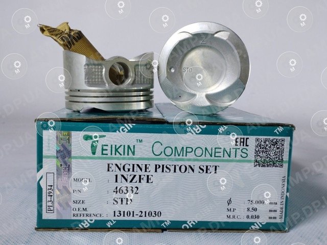 Поршень із пальцем STD (к-кт на двигун) Toyota 1,5L (1NZFE) TEIKIN 46332-STD
