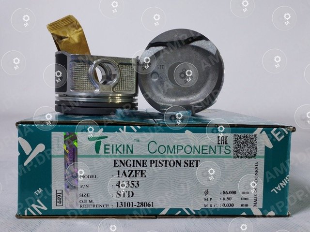 Поршень із пальцем STD (к-кт на двигун) 1AZFE TEIKIN 46353-STD