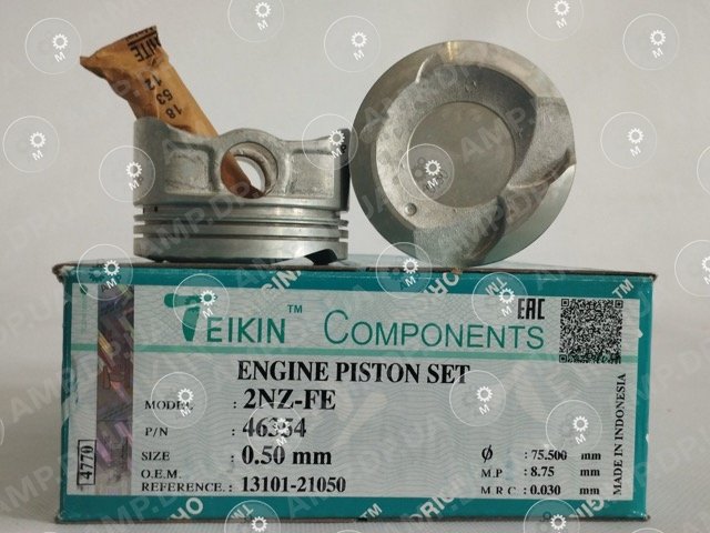 Поршень із пальцем +0.50мм (к-кт на двигун) 2NZ-FE TEIKIN 46354-050