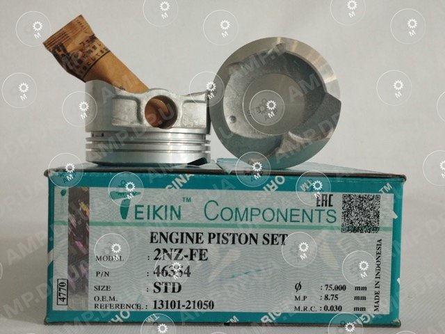Поршень із пальцем STD (к-кт на двигун) 2NZ-FE TEIKIN 46354-STD