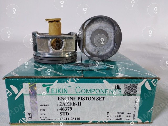 Поршень із пальцем STD (к-кт на двигун) 2AZFE STD/88.5/1-1-2/22mm camry39 TEIKIN 46379-STD