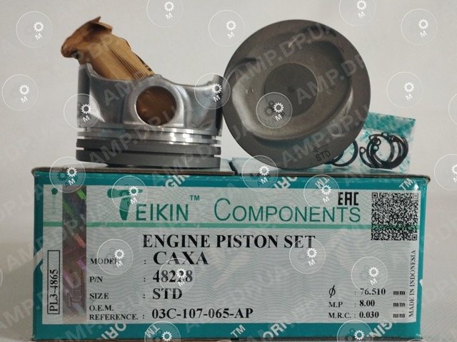 Поршень із пальцем STD (к-кт на двигун) CAXA TEIKIN 48228-STD