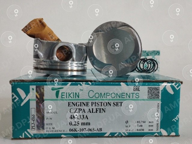 Поршень із пальцем +0.25мм (к-кт на двигун) CZPA ALFIN TEIKIN 48233A-025
