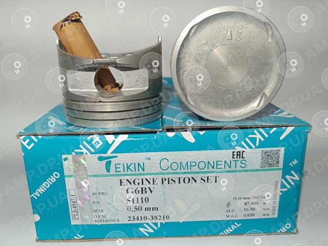 Поршень із пальцем +0.50мм (к-кт на двигун) G6BV TEIKIN 51110-050