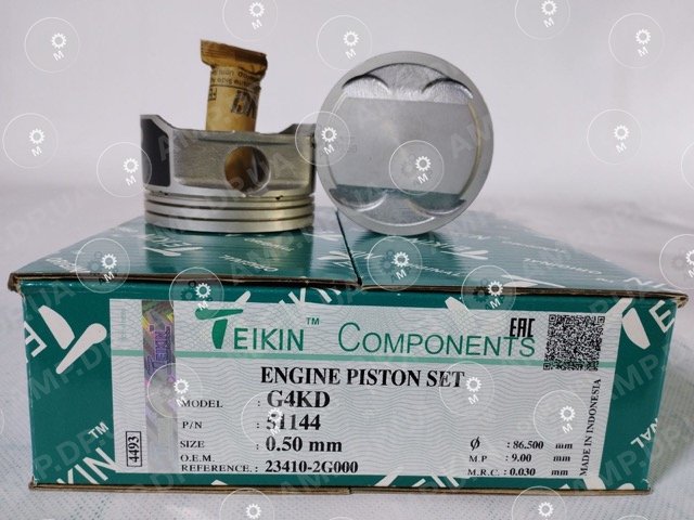 Поршень із пальцем +0.50мм (к-кт на двигун) G4KD TEIKIN 51144-050