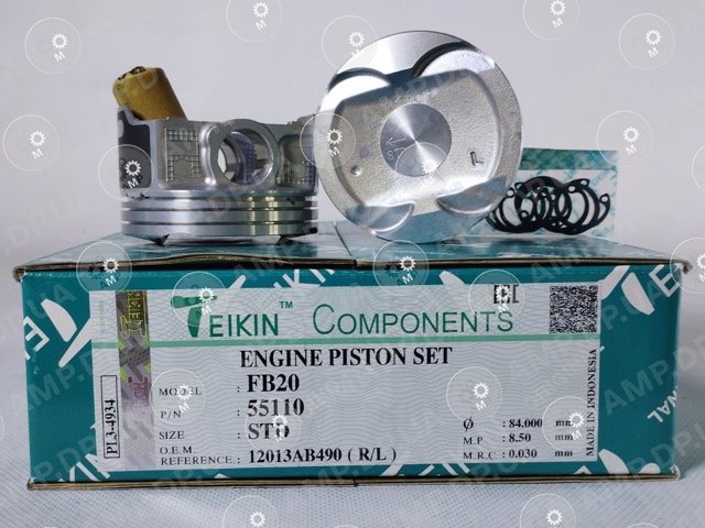 Поршень із пальцем STD (к-кт на двигун) Subaru FB20 TEIKIN 55110-STD