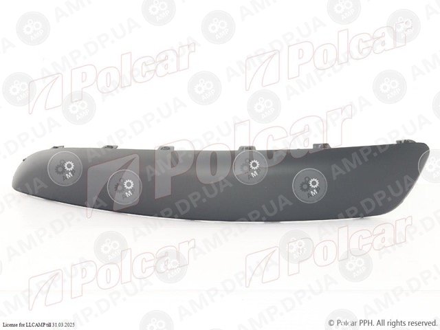 Накладка бамперу ліва Peugeot 307, 2001- POLCAR 5710077R
