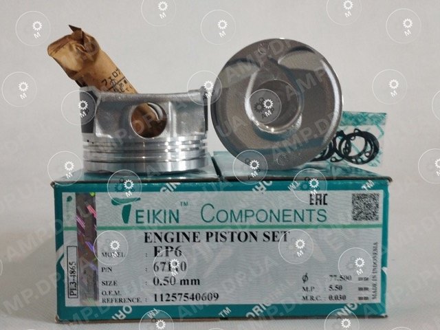 Поршень із пальцем +0.50мм (к-кт на двигун) EP6 TEIKIN 67110-050