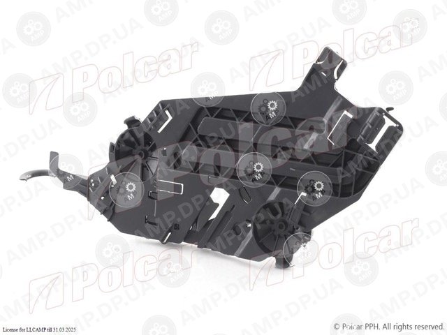Кріплення фари ліве Skoda OCTAVIA II, 2008- POLCAR 69230725