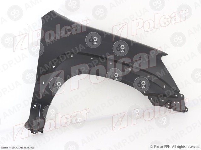 Крило переднє праве Lexus GX, 2002-2009 POLCAR 807002