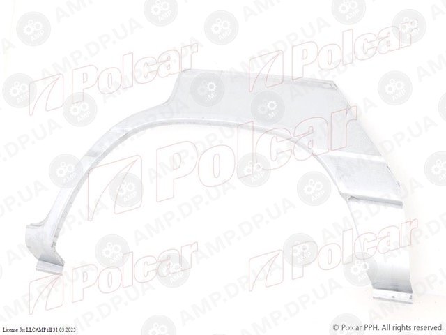 Ремкомплект крила заднього лівий Toyota LAND CRUISER 100, 1998- POLCAR 8179835K