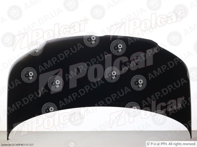 Капот Volkswagen TRANSPORT.(T5), 2004-2009 POLCAR 956803