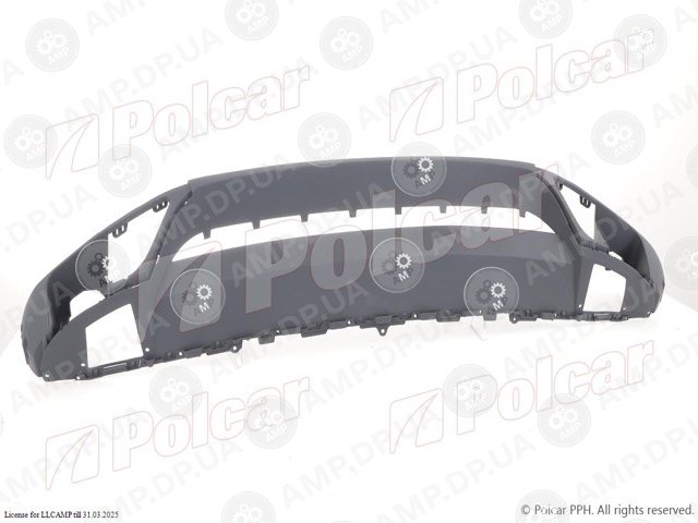 Спойлер бампера переднього Volkswagen TOUAREG, 2010- POLCAR 958225