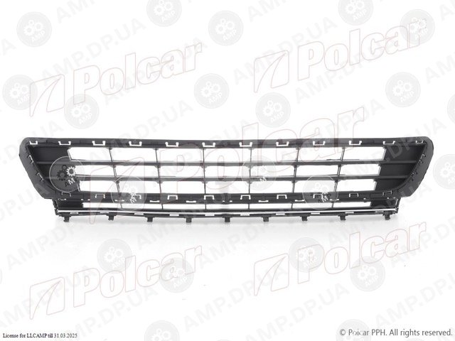 Решітка у бампері Volkswagen GOLF VII, 2012- POLCAR 95C22710