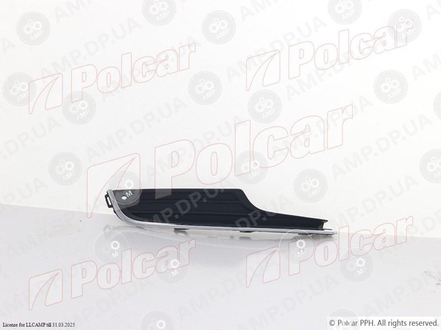 Решітка у бампері права Volkswagen GOLF VII, 2012- POLCAR 95C22714