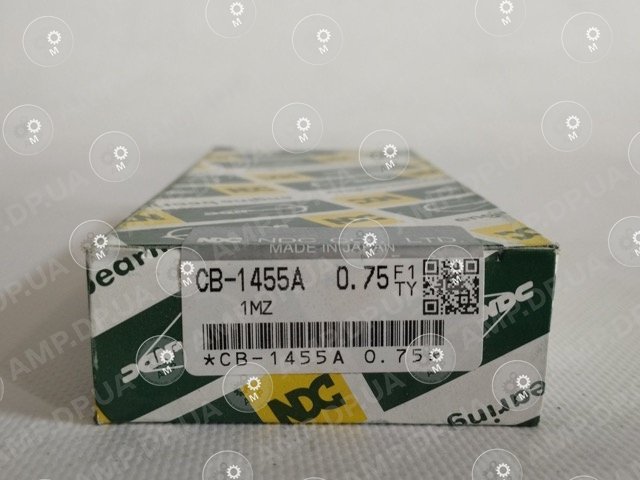 Вкладиші шатунові +0.75mm (к-кт на мотор) Toyota 1MZ-FE,2MZ-FE,3MZ-FE NDC CB1455A-075