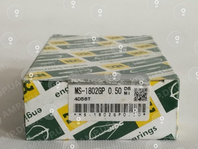 Вкладиші корінні +0.50mm (к-кт на мотор) Mitsubishi 4D56 NDC MS1802GP-050