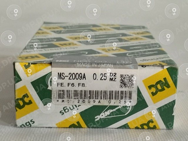 Вкладиші корінні +0.25mm (к-кт на мотор) Mazda F2, F6, F8(NEW), FE NDC MS2009A-025